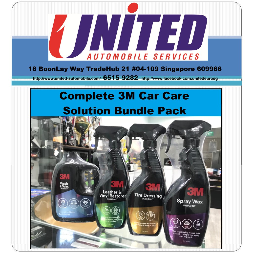 3M Car Care Solution Bundle Pack (4forForty) Shopee Singapore