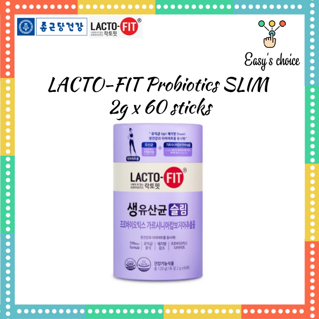 LACTO-FIT Probiotics SLIM 2g x 60 For Diet / Lactobacillus/ Healthcare ...