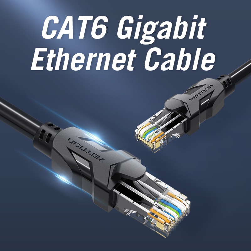 Vention CAT6 RJ45 Top Ethernet Cable CAT 6 Gigabit High Speed Network Lan Cable