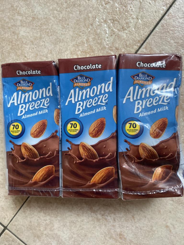 Blue Diamond Almond Milk with Chocolate Flavor Health Drink 3 x 180 ml