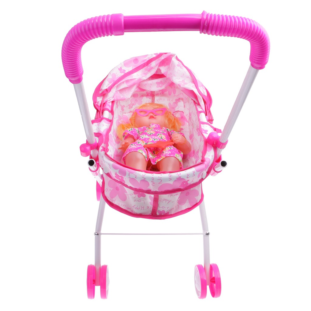 baby doll with stroller set