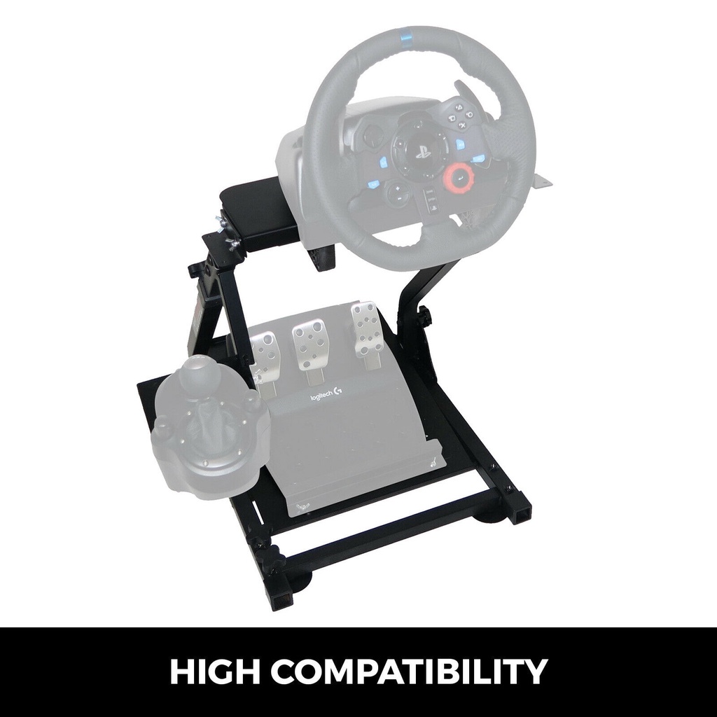 Nisorpa Racing Simulator Steering Wheel Stand Suitable for Logitech G920 G27 and G25 