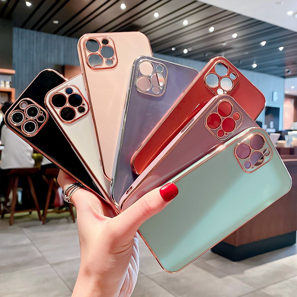 7 Colors! FTD Factory Price Electroplating Soft Case for Xiaomi 11 Lite Poco M2 M3 X3 NFC Pro Phone Cover