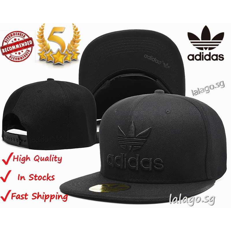 adidas all black cap
