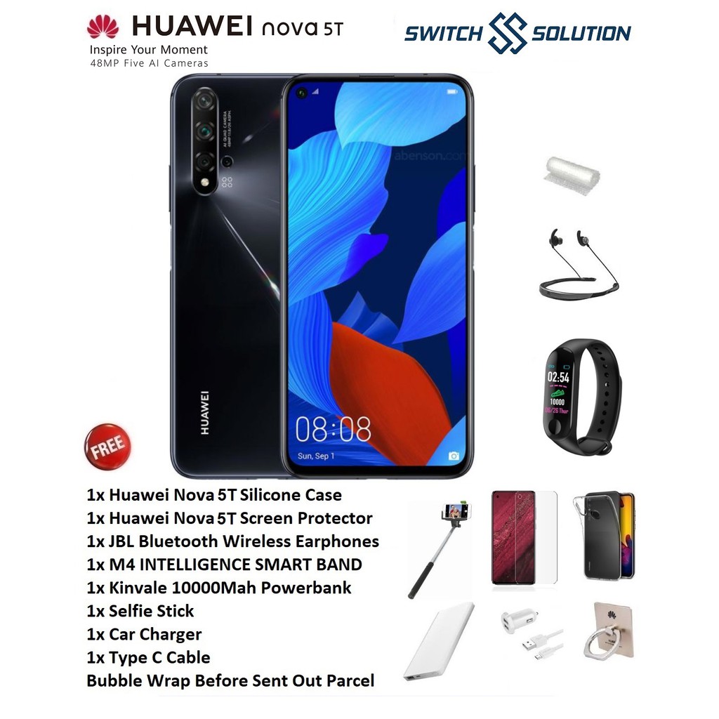 headset huawei nova 5t