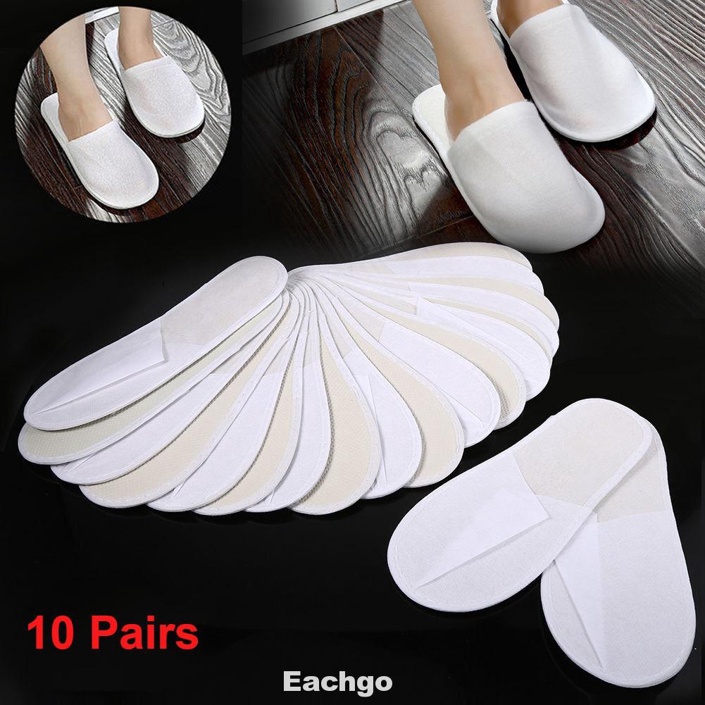 Men Women Disposable Slipper Bathroom Guest Home Non Slip