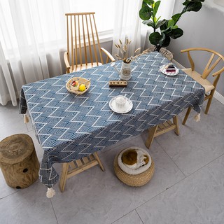 Spot Japanese Art Small Fresh Table Cloth Art Rectangular Coffee Table Tablecloth Table Runner Nordic Square Round Table Tablecloth Shopee Singapore