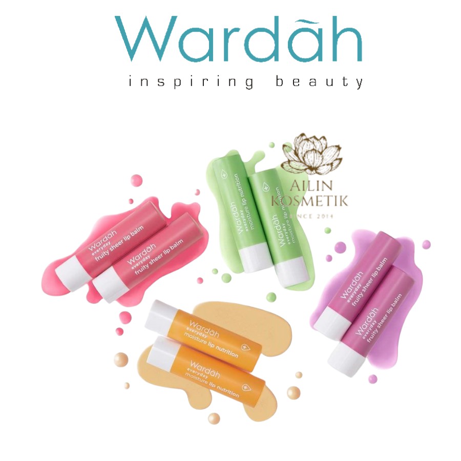 Wardah Everyday Moisture Lip Nutrition Fruity Sheer Lip Balm By Ailin Cosmetics Shopee Singapore