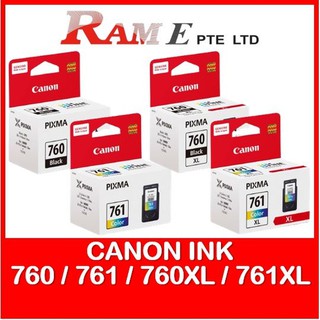 [ORIGINAL] Canon PG-760 760 / CL-761 761 / PG-760XL 760XL / CL-761XL 761XL Ink Cartridge