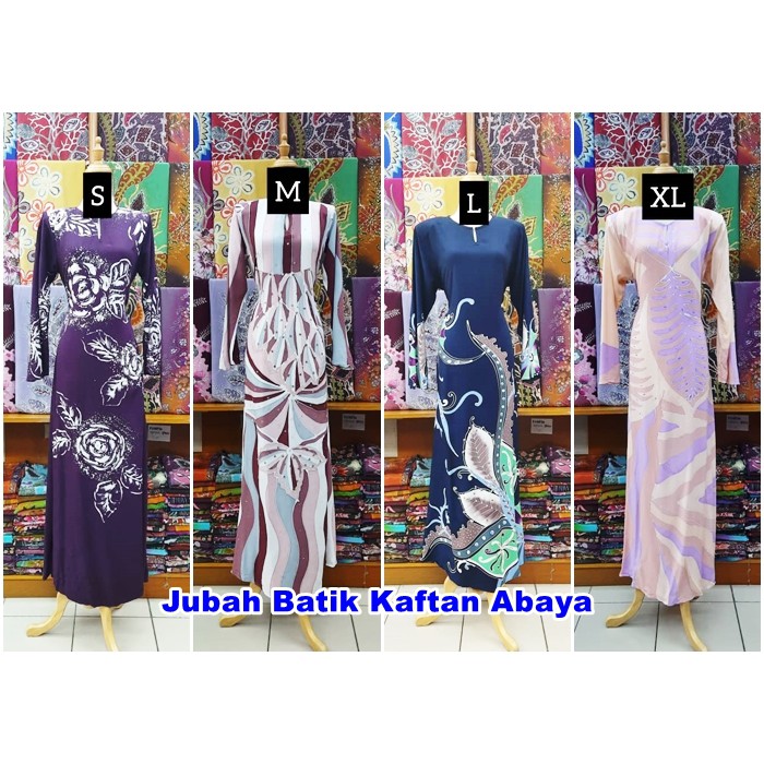Kaftan Abaya Terengganu Batik Robe Original Shopee Singapore