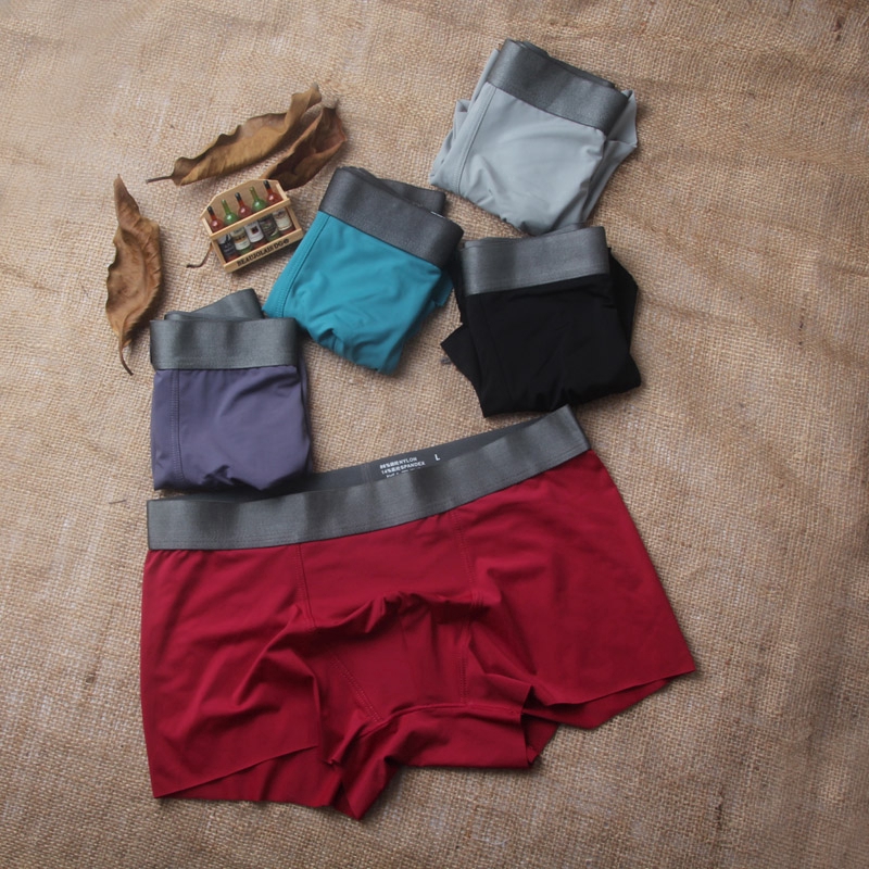 Image of Men's Silk Seamless Boxer Plus Size Underwear(L-4XL) #3