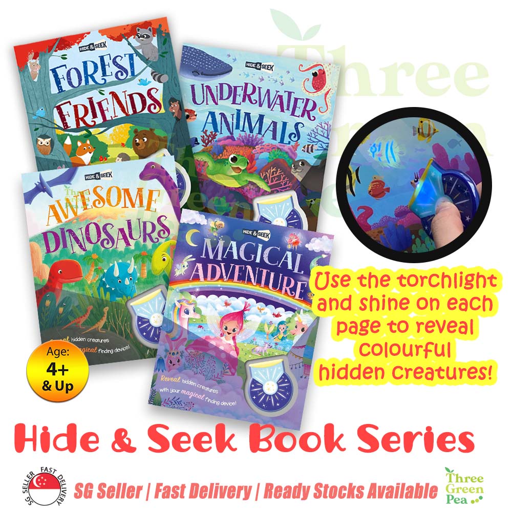 Children Interactive Books | Hide and Seek Forest Friends/Underwater Animals/Awesome  Dinosaurs/Magical Adventure [B1-2] | Shopee Singapore