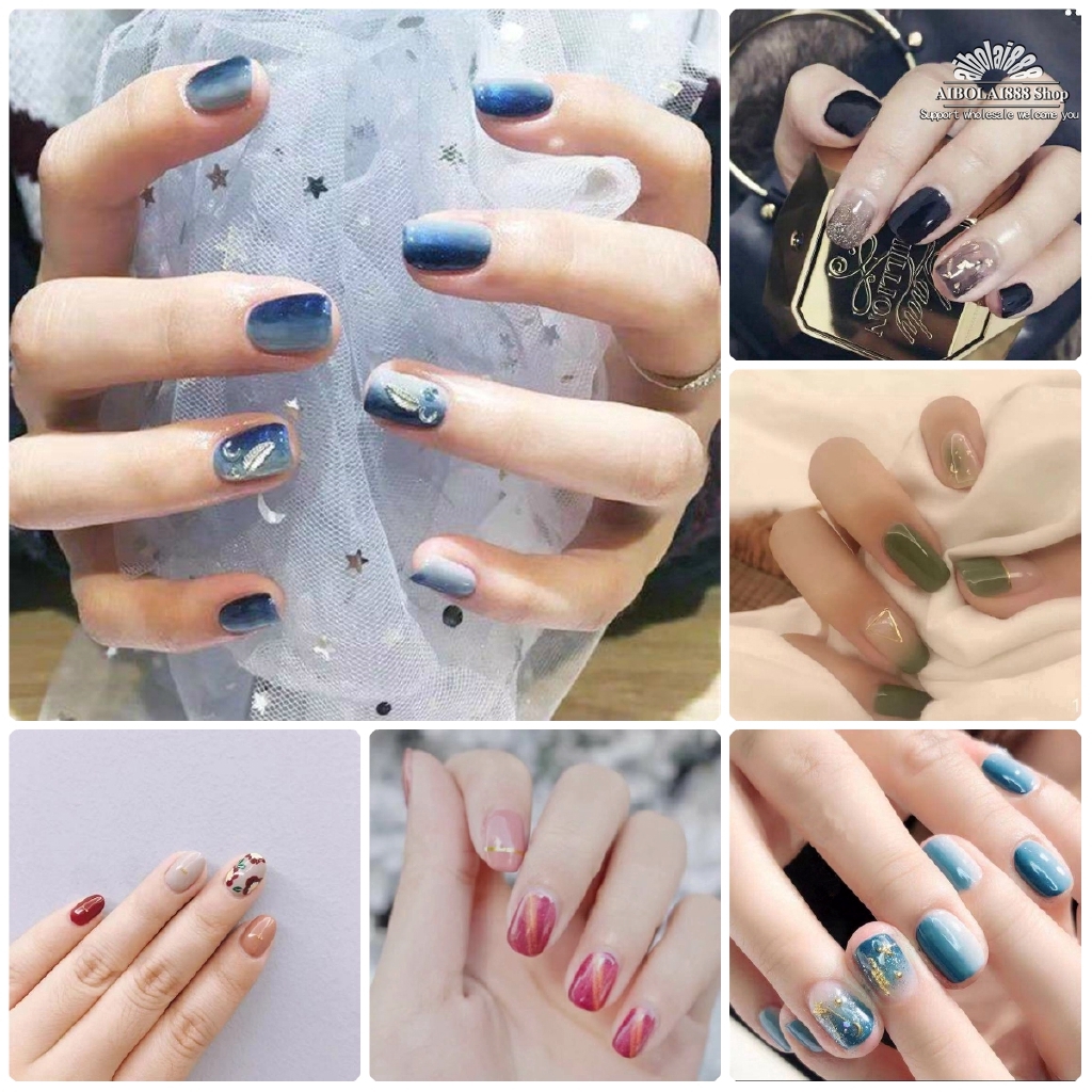 silver nail art stickers