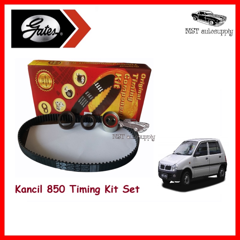 Shop Malaysia Gates Viton Timing Kit Set Perodua Kancil 660 850 Viton Seal Shopee Singapore