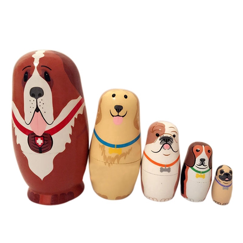 russian nesting dolls animals