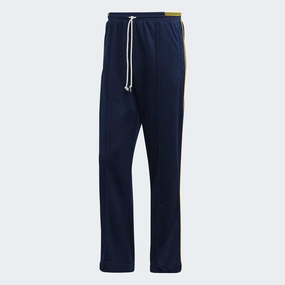 blue adidas pants mens