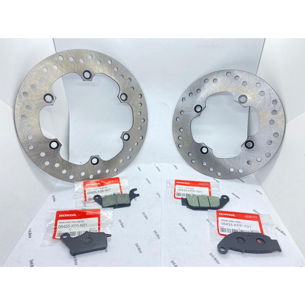 Honda Rs150 Rs150r V1 V2 Repsol Front Disc Plate Rear Depan Belakang Disc Plate Brake Disc Brake Pad Shopee Singapore