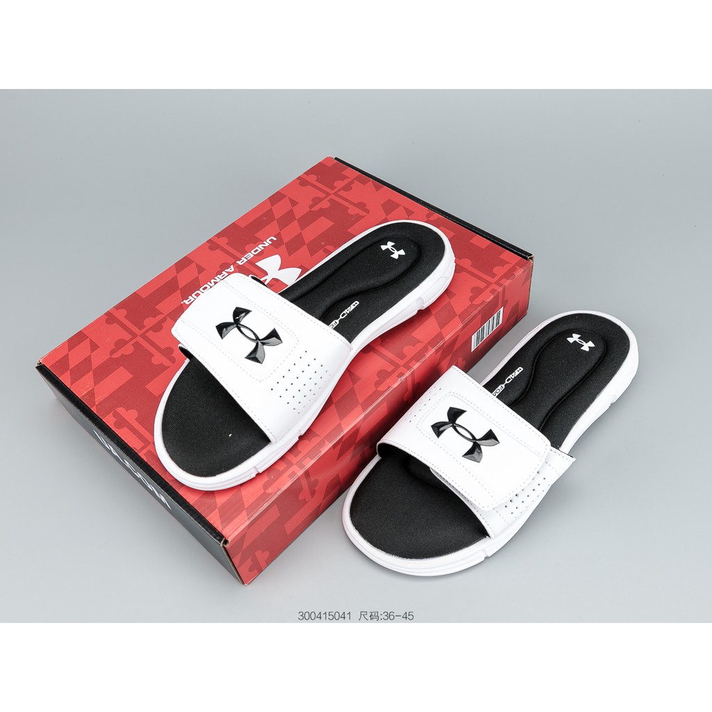 under armor slip on sandals