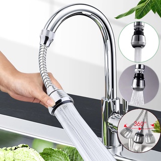 360 Degree  Swivel 3 Modes Anti-Splash Water Saving Faucet Sprayer Aerator / Sink Faucet Filter Nozzle / Kitchen Universal Tap Head Attachment / Bathroom Faucet Purifier
