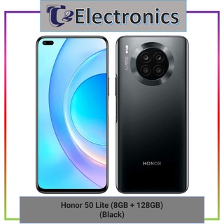 HONOR 50 Lite (8GB + 128GB) | 66W HONOR SuperCharge | FullView Display | Unsealed Brand New Export Set - T2 Electronics