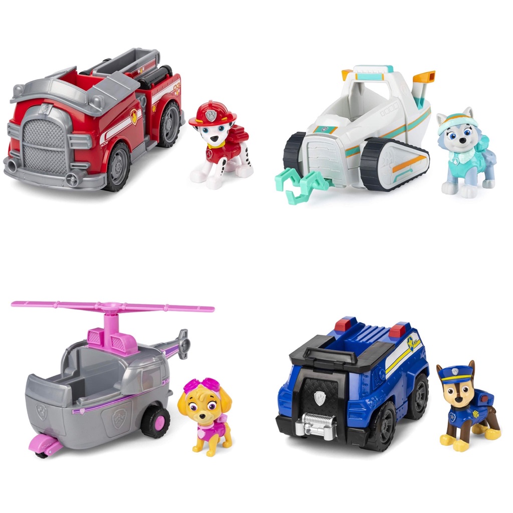 paw patrol fire rescue figures