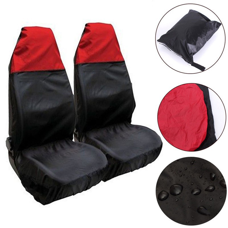 1Pair Car Front Seat Covers Water Resistant Universal Seat Protector