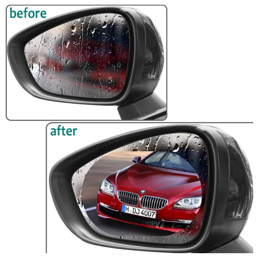 Motto.h A Pair Of Car Rearview Mirror Waterproof And Anti-Fog Rain-Proof Film Side Window Glass Film a Variety Of Size Specifications. 