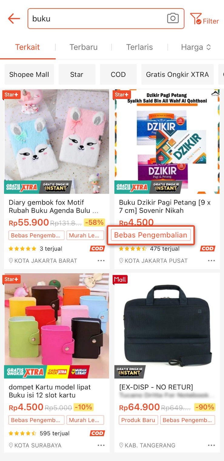 Garansi Bebas Pengembalian | Pusat Edukasi Penjual Shopee Indonesia