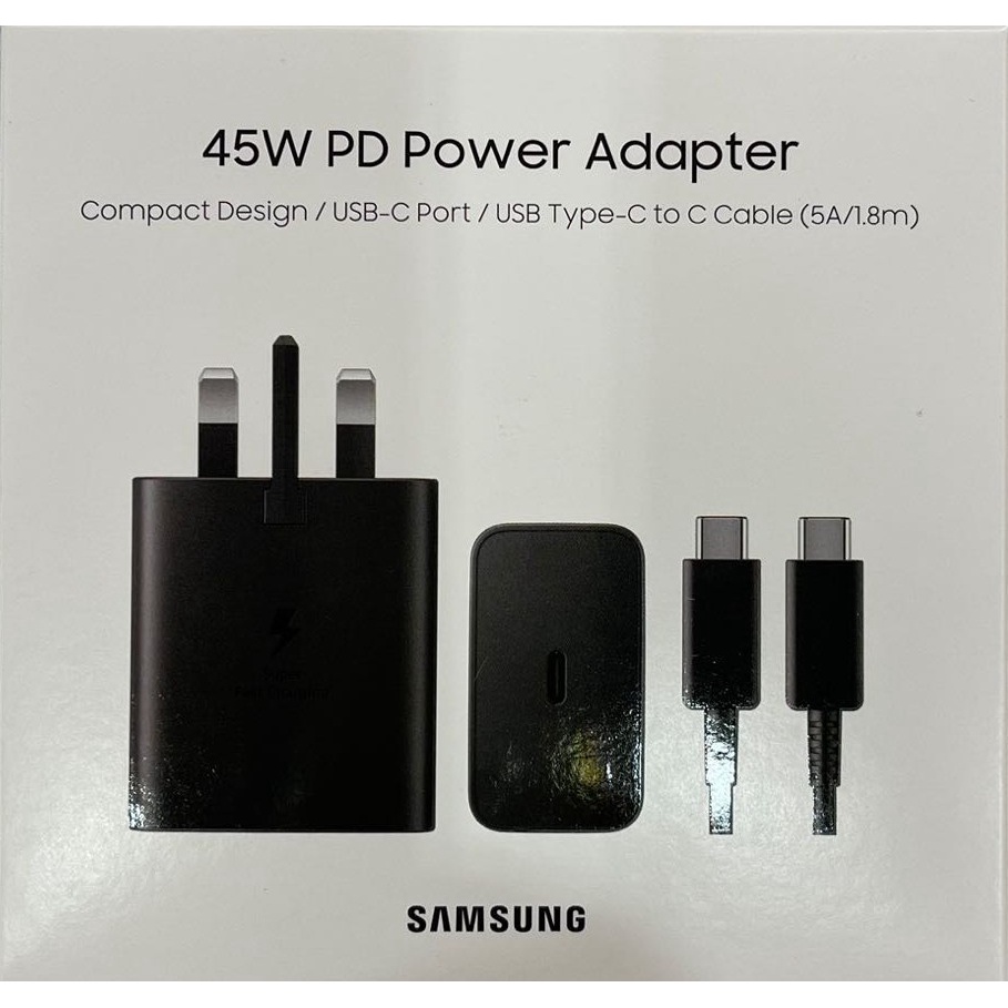 Samsung 45W (EPTA845XBEGGB) USB C To Type C Fast Charge Charger (6