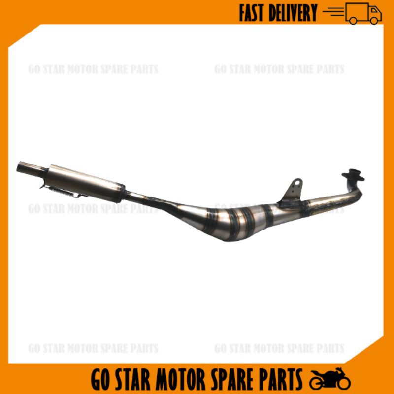 Yamaha Y100 Y 100 Sport100 Sport 100 Y100ii Y1002 Sportii Spec 3 Pipe On Racing Exhaust Pipe Open Racing Ekzos Shopee Singapore