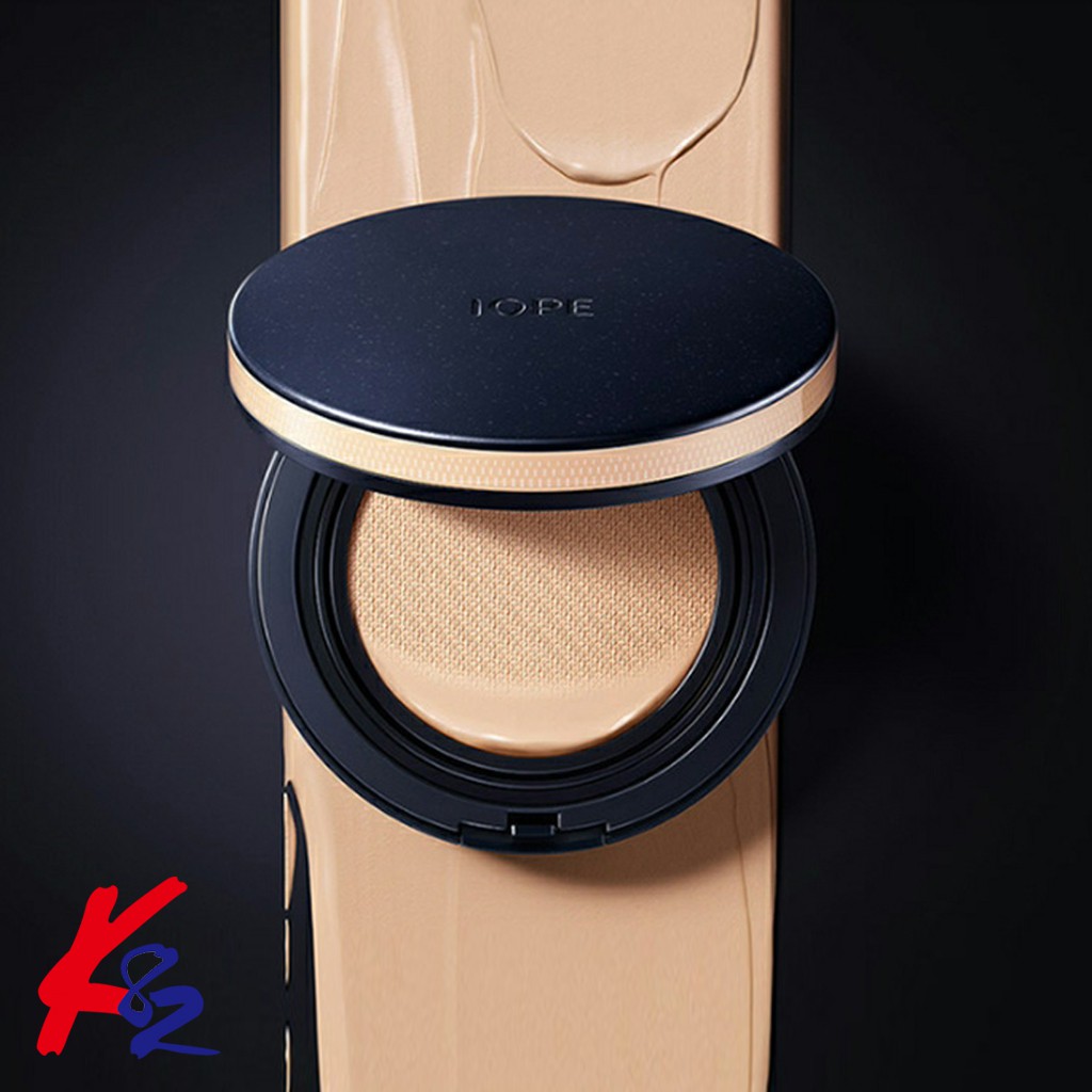 [IOPE] Perfect Cover Cushion SPF 50+ PA+++ 15g + 15g (refill) Shopee