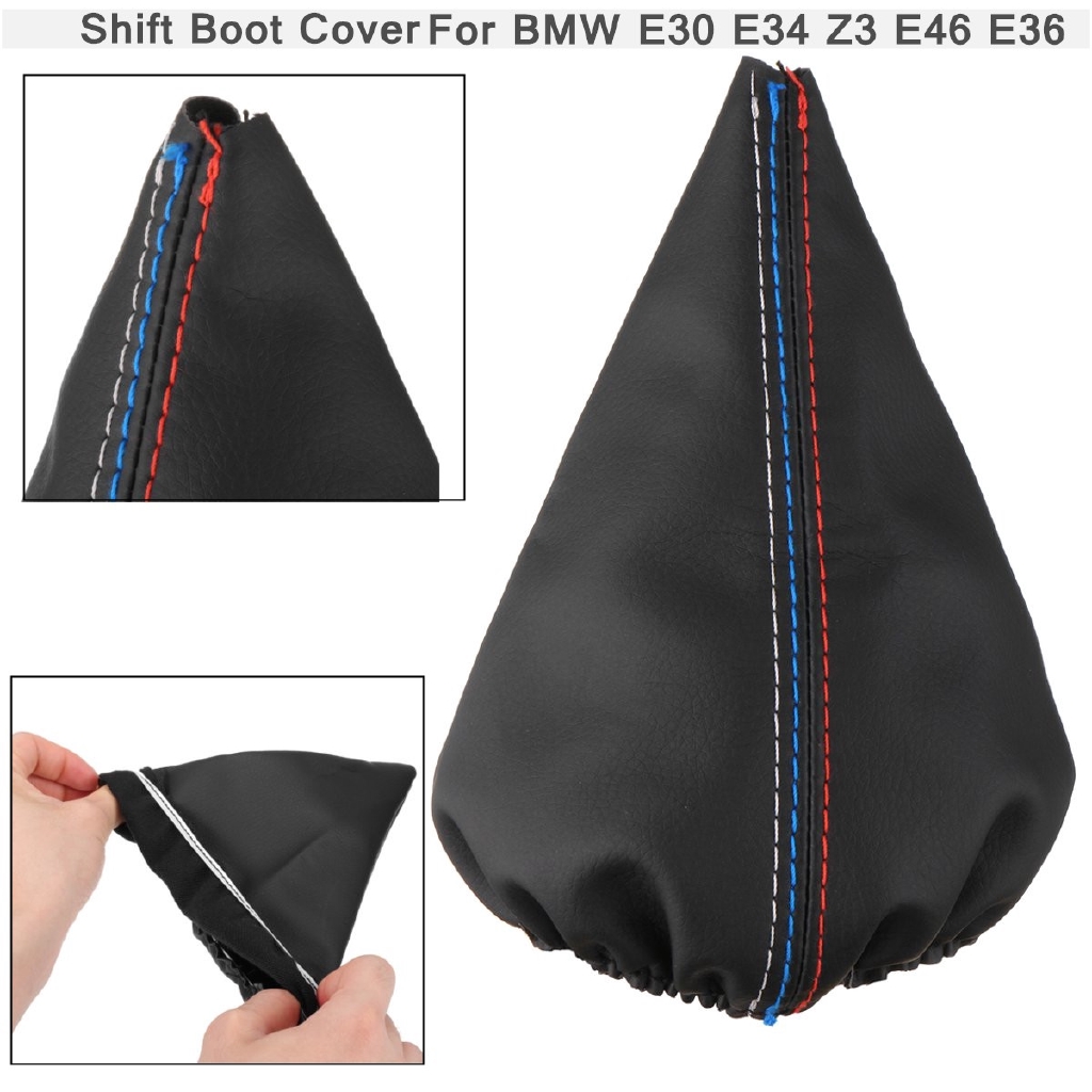 Genuine Leather Gear Shift Boot Gaiter Cover Sleeve fit BMW X5 1998-2006
