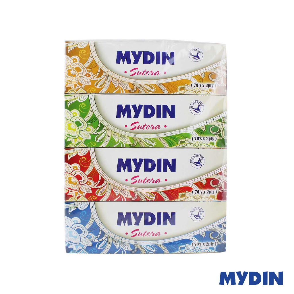 Shop Malaysia Mydin Facial Tissue Sutera 2 Ply 70 S X 4 Shopee Singapore