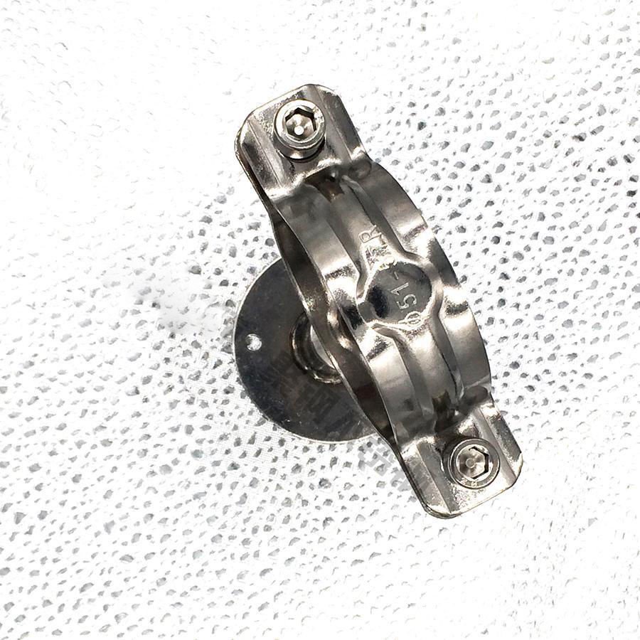 304 Stainless Steel Adjustable Tube Support Retractable Pipe Clamp Pipe Clamp Pipe Code Clamp