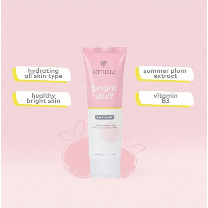 emina bright stuff acne face wash