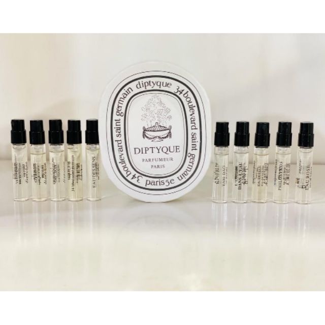 Diptyque Parfumeur Paris Collection Original 5ml 10 Pack Shopee Singapore