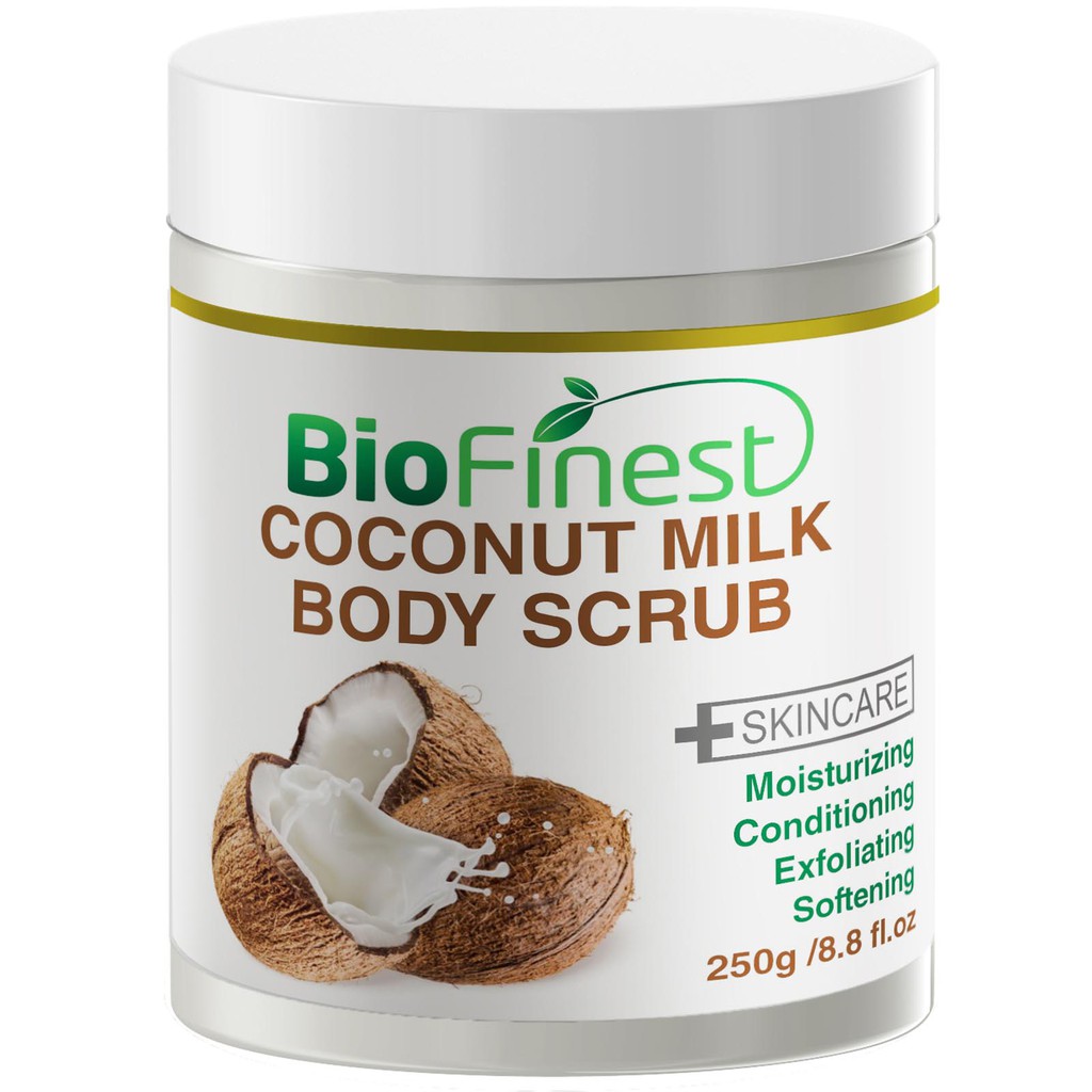 Biofinest Coconut Milk Body Scrub (250g) Shopee Singapore