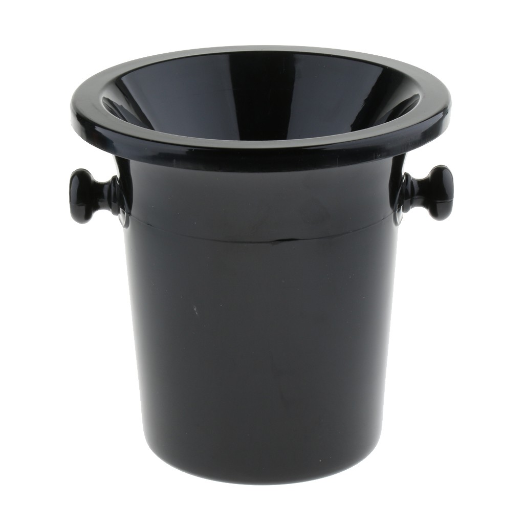 Plastic Wine Spittoon Bucket with Stand Black Party Fashion Ice Barrel