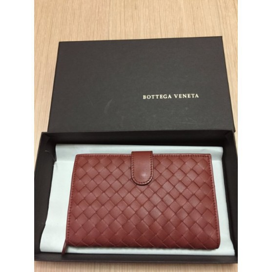  Dompet  koin Bottega  Veneta  asli baru dengan klip dompet  