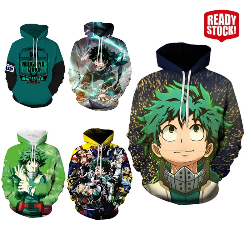 my hero academia hoodie deku