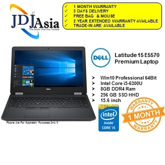 Immediate Delivery Refurbished Dell Latitude E5570 Laptop Core I5 6300u 2 4ghz 8gb 256gb Ssd Win10 Pro 64bit Shopee Singapore