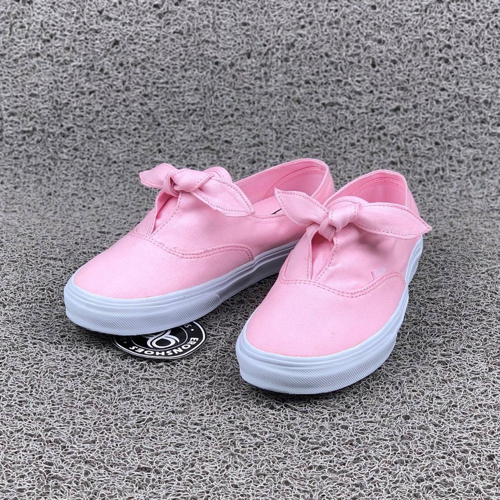 vans authentic knotted pink