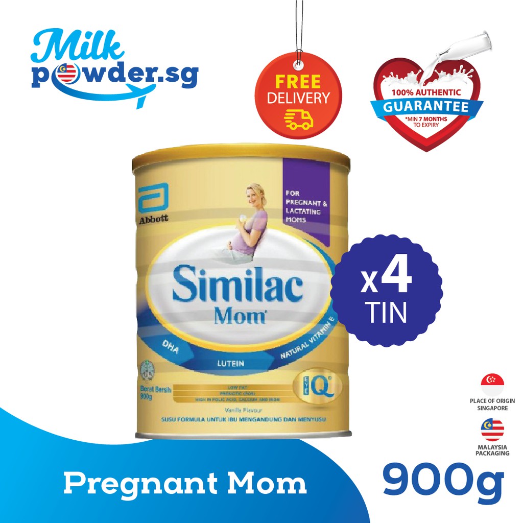 Bundle Of 4 Similac Mom 900g Shopee Singapore