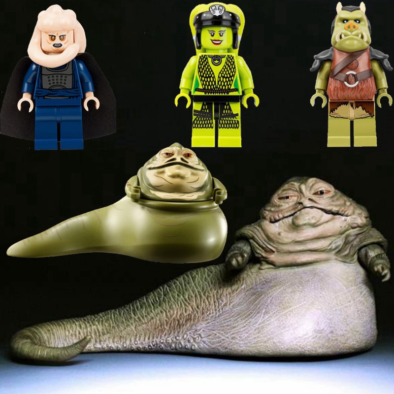 Jabba Jedi Star Wars Starwars Compatible With Lego Minifigures The Rise Of Skywalker Building Blocks Toys For Children Shopee Singapore