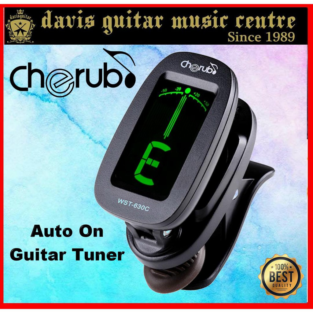 Cherub Auto On Chromatic Guitar Tuner WST630C Shopee Singapore