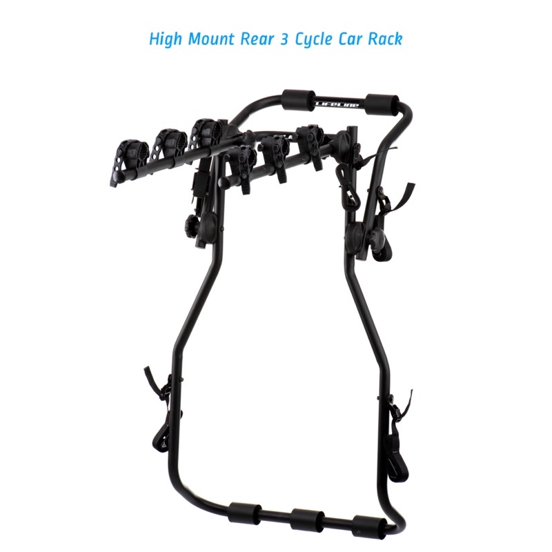 lifeline rear 3 cycle car rack