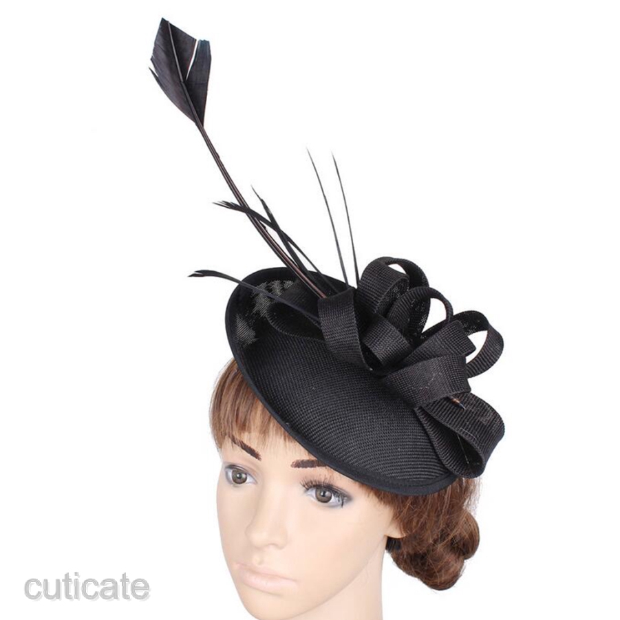 Women's 1920s Fascinator Feather Derby 