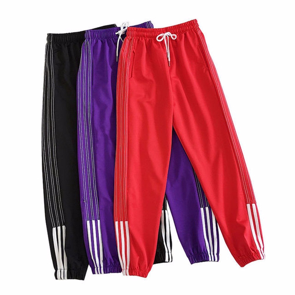 striped training pants