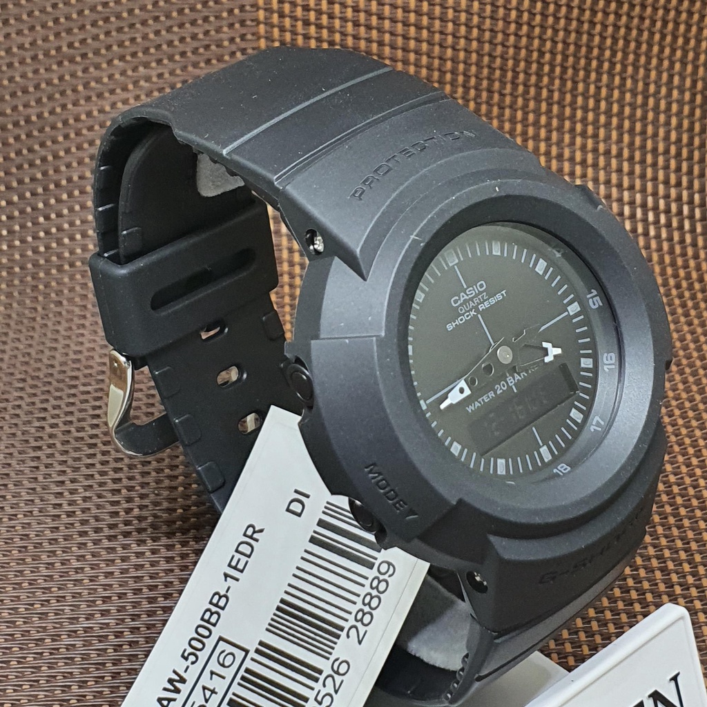 Casio G Shock Aw 500bb 1e Standard Analog Digital Resin Band Alarm Men S Watch Shopee Singapore