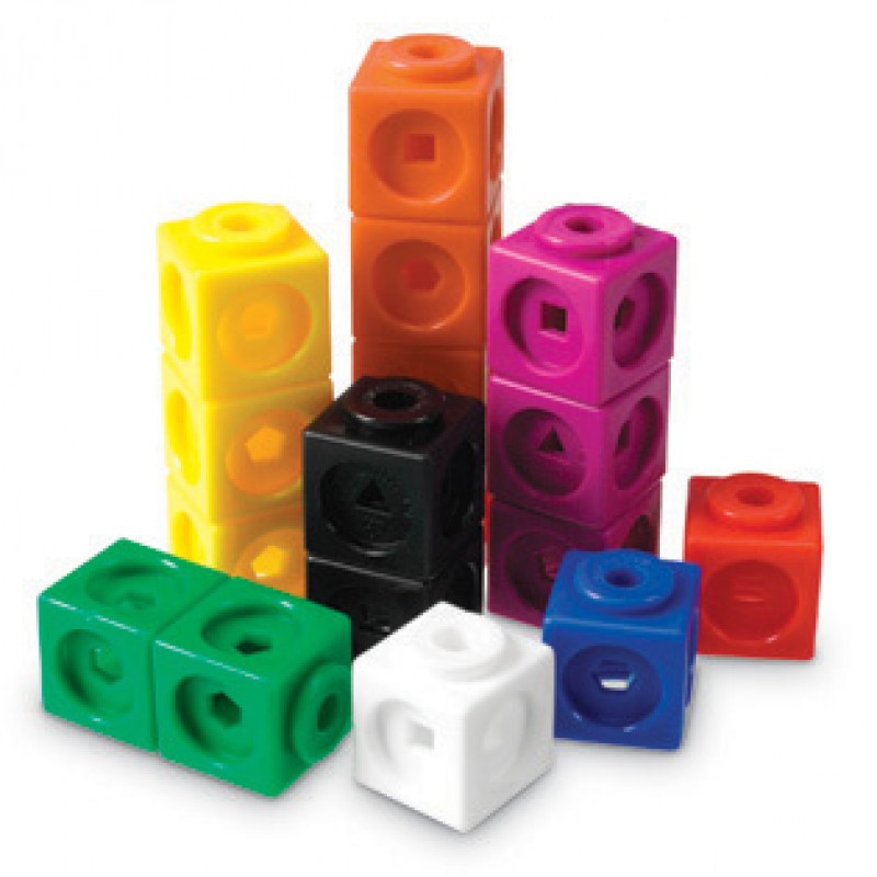 Learning Store Pattern Link Cubes Set Of 100 Maths Manipulative